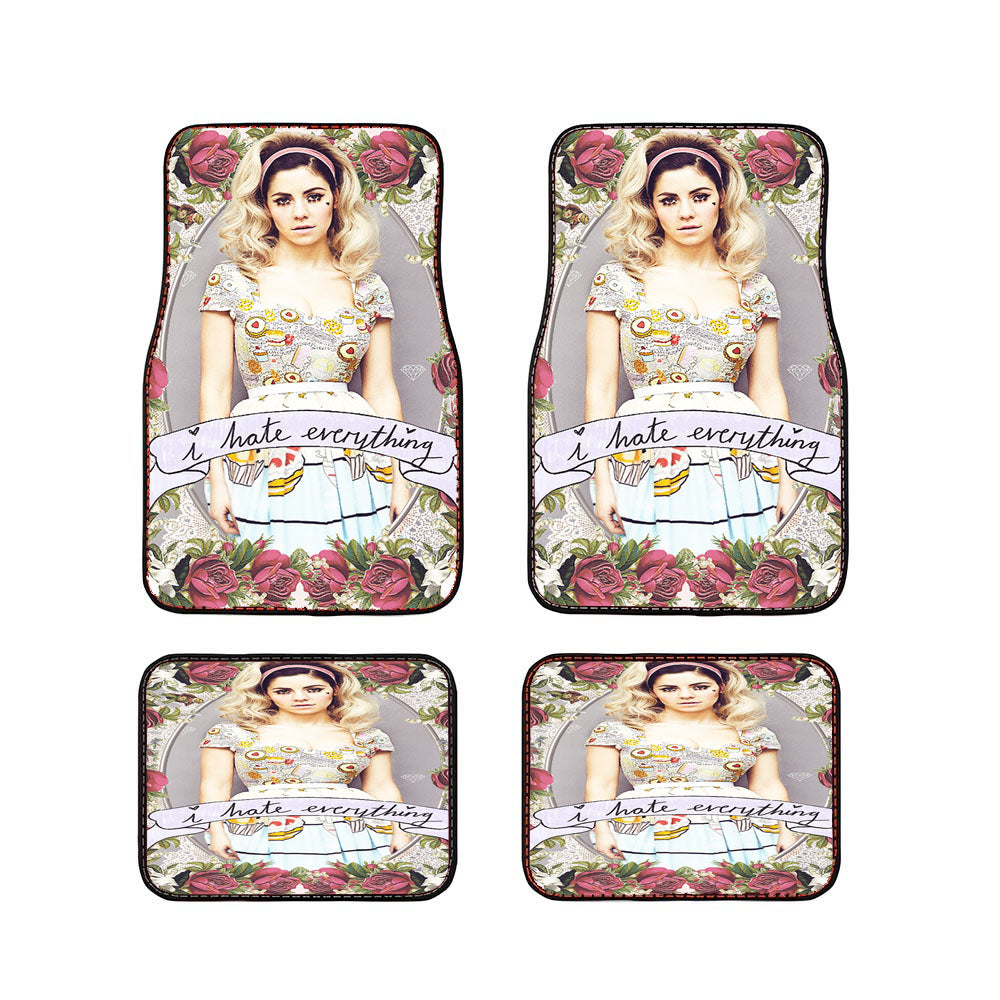 Marina And The Diamond Hate Everything Car Floor Mats Accessories