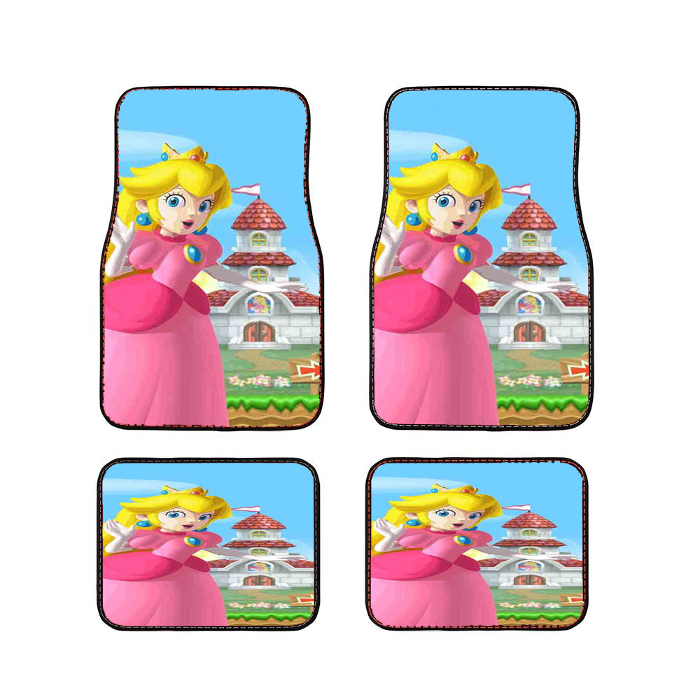 Mario And Princess Peach Left Car Floor Mats Accessories