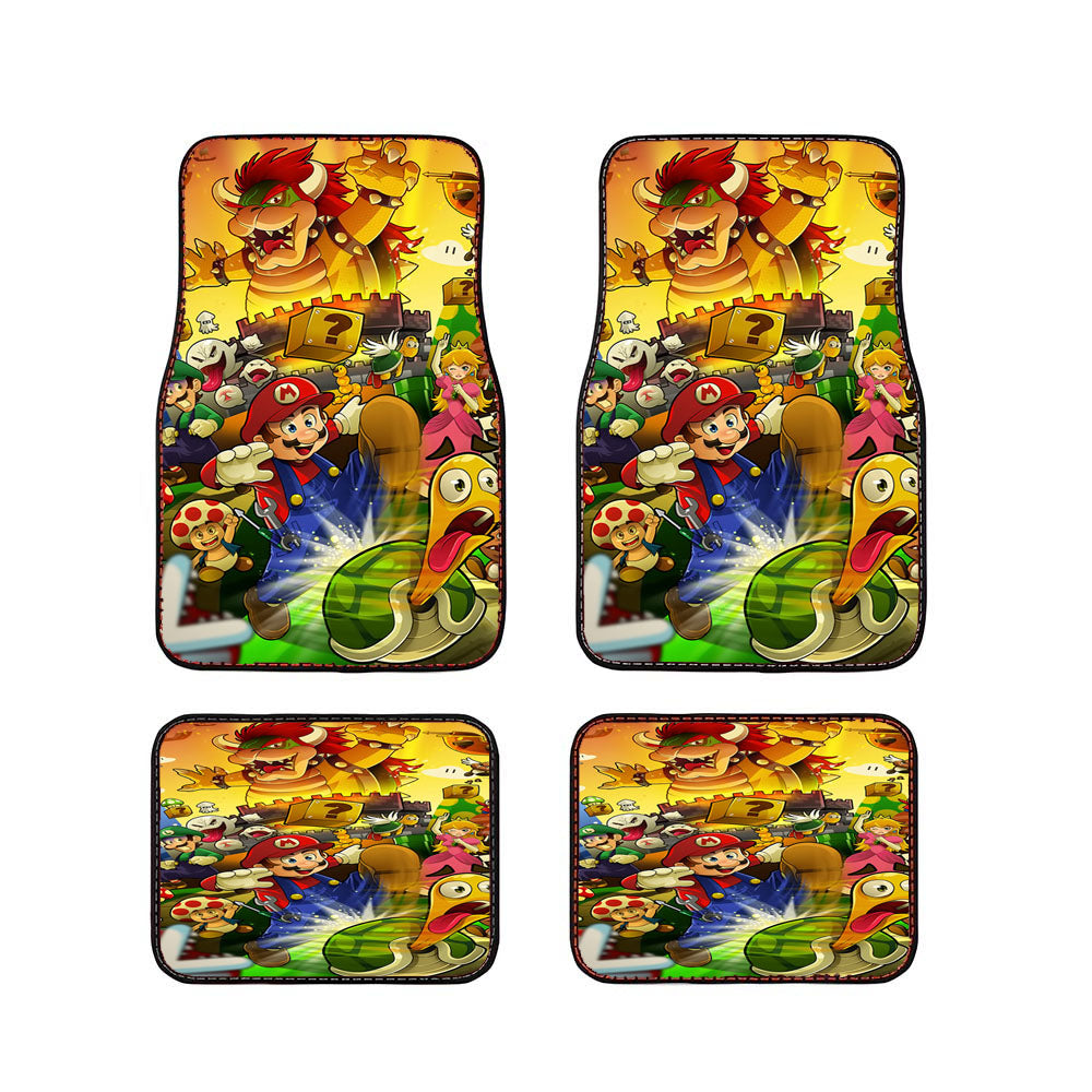 Mario Bros Car Floor Mats Accessories