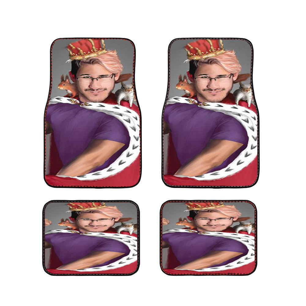 Markiplier 'King Of The Squirrels' Car Floor Mats Accessories