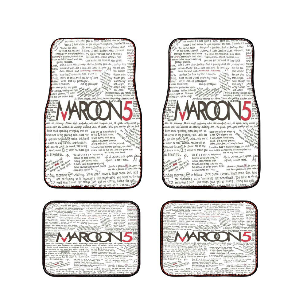 Maroon 5 Car Floor Mats Accessories