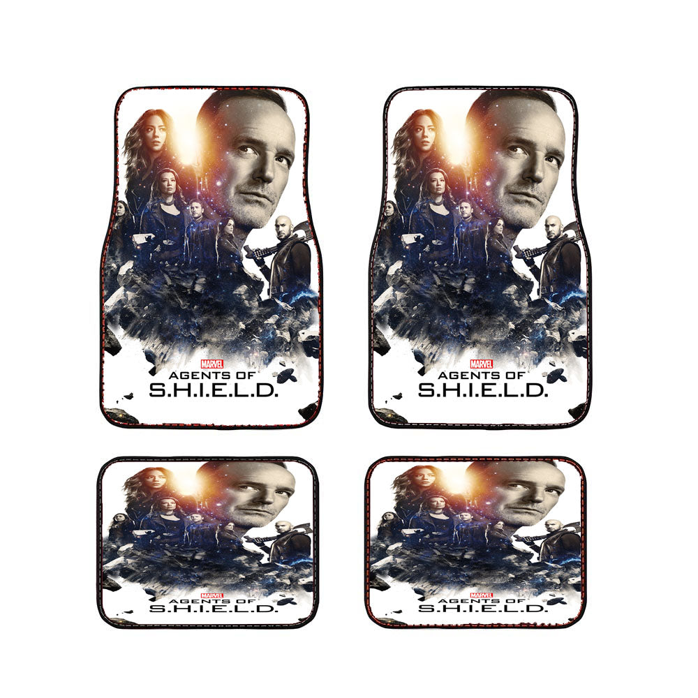 Marvel Agents Of Shield Poster Car Floor Mats Accessories