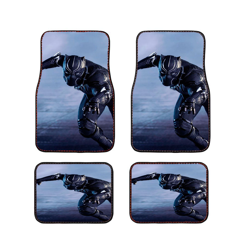 Marvel Black Panther Car Floor Mats Accessories