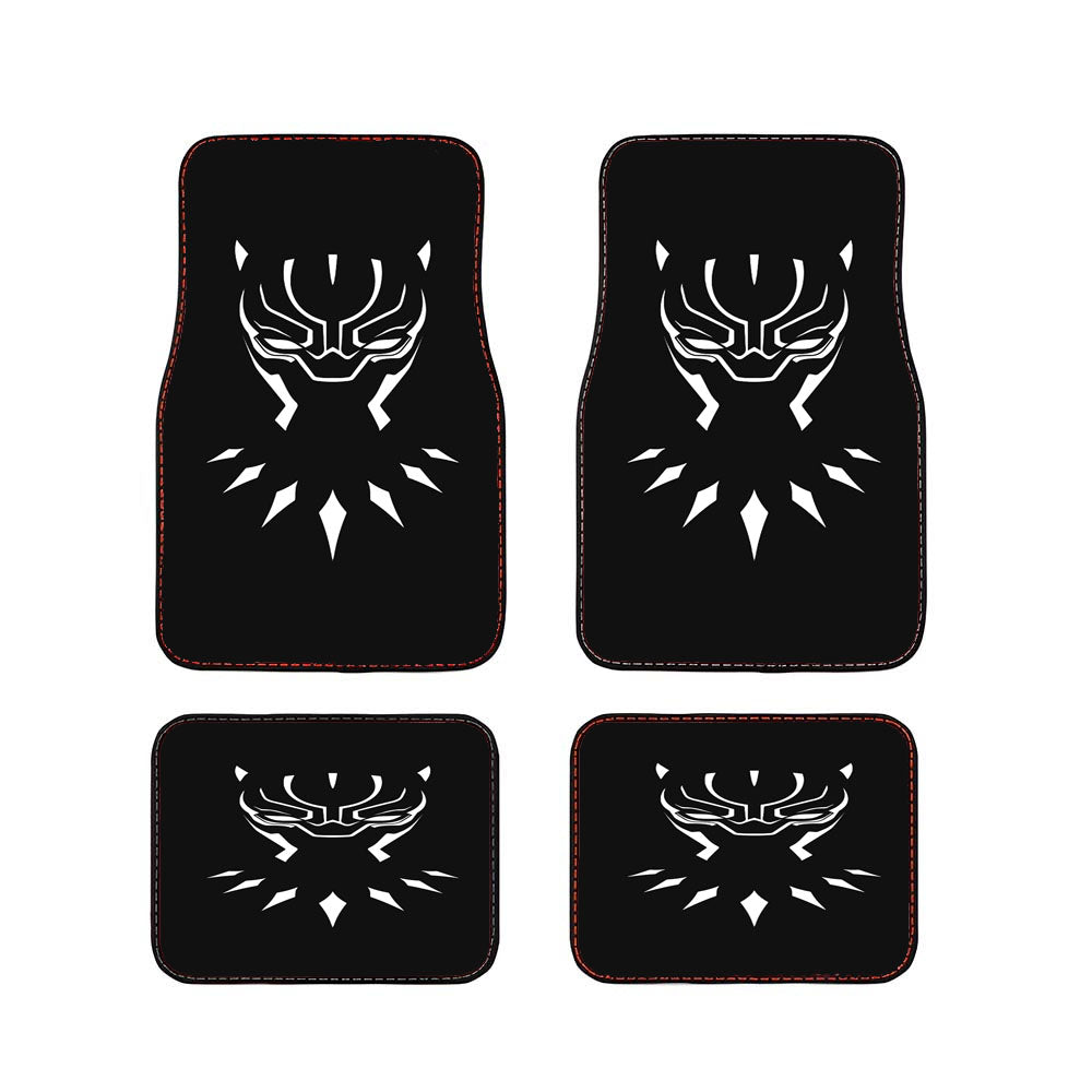 Marvel Black Panther Face Car Floor Mats Accessories