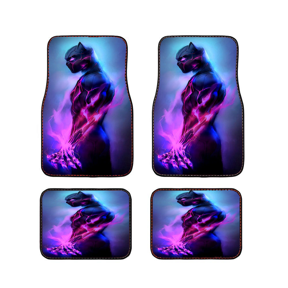 Marvel Black Panther Fire Car Floor Mats Accessories