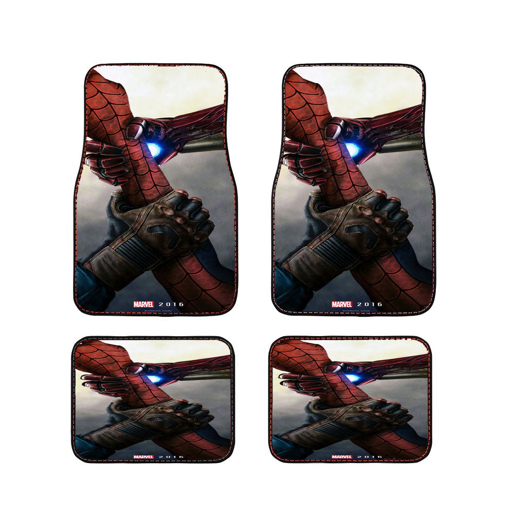 Marvel Civil War 016 Car Floor Mats Accessories