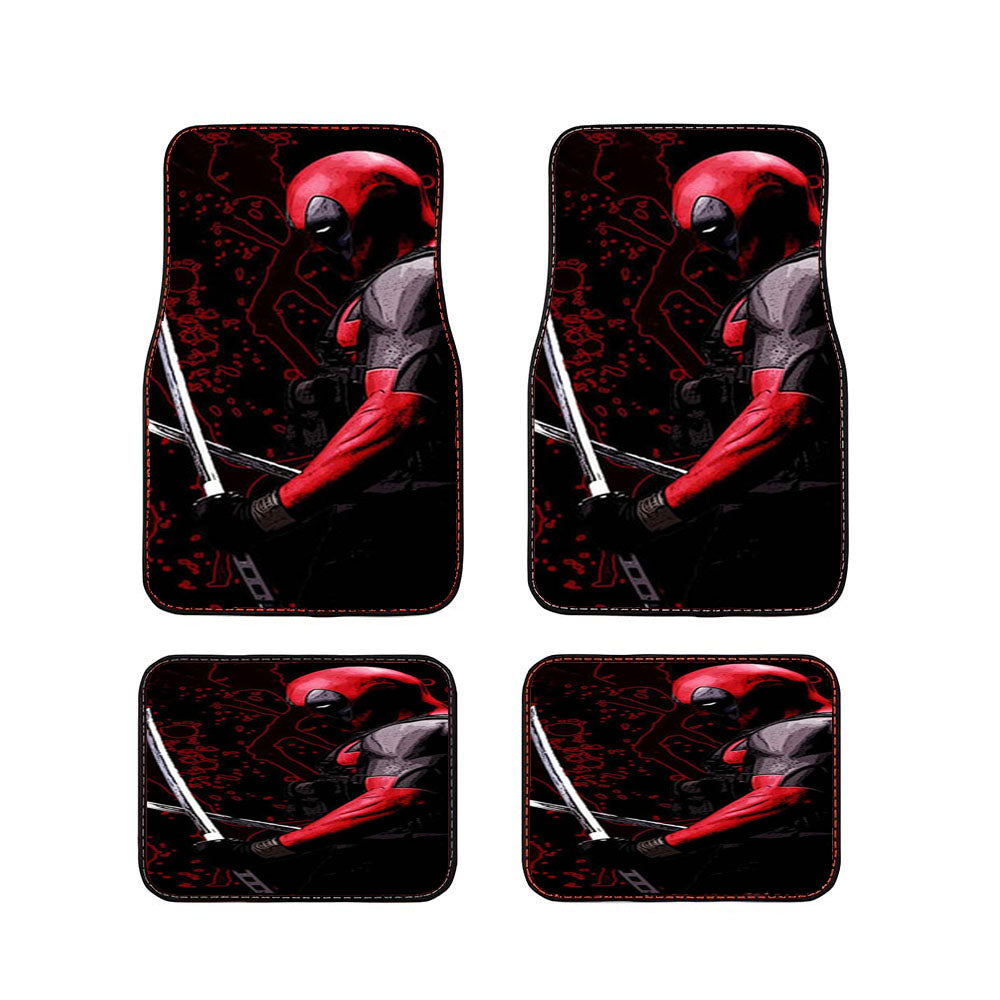Marvel Comics Deadpool Car Floor Mats Accessories