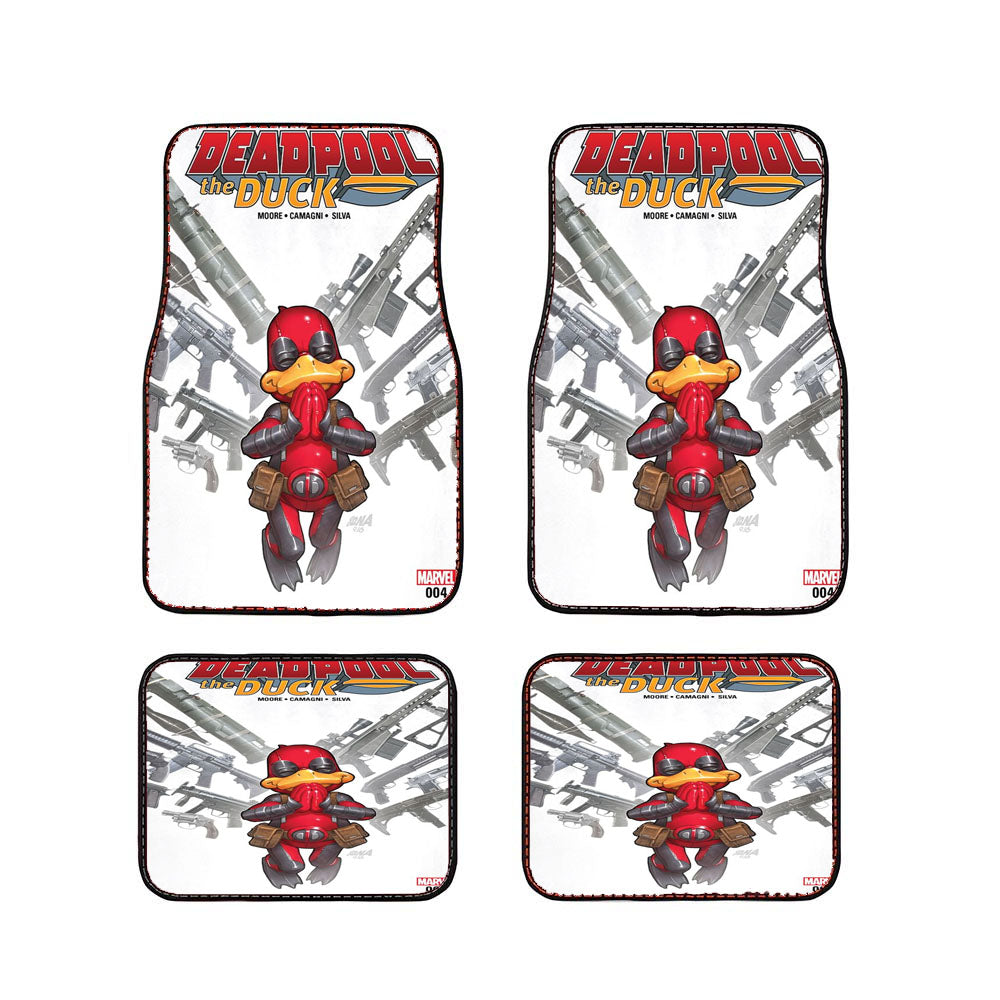 Marvel Deadpool The Duck Car Floor Mats Accessories