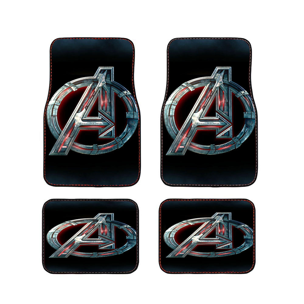 Marvel Logo Desaign Car Floor Mats Accessories