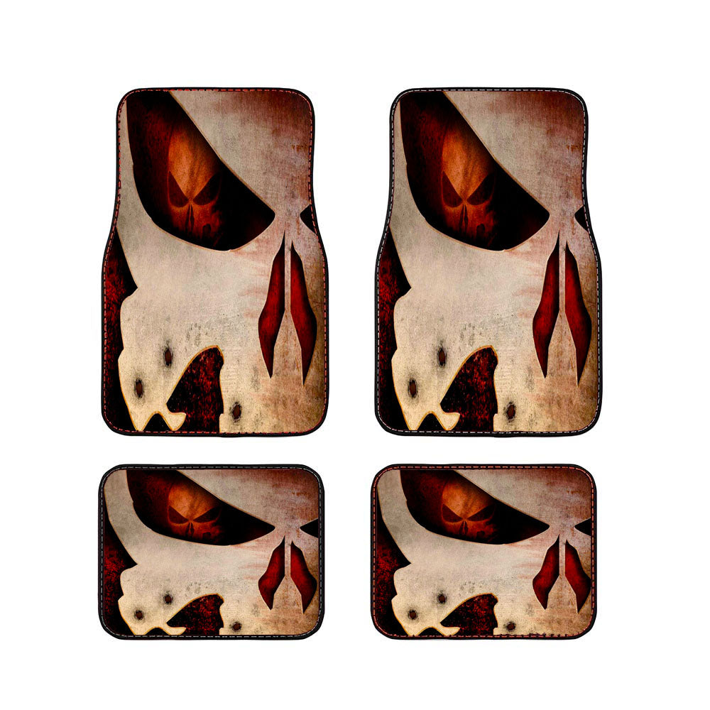Marvel Punisher Logo Car Floor Mats Accessories