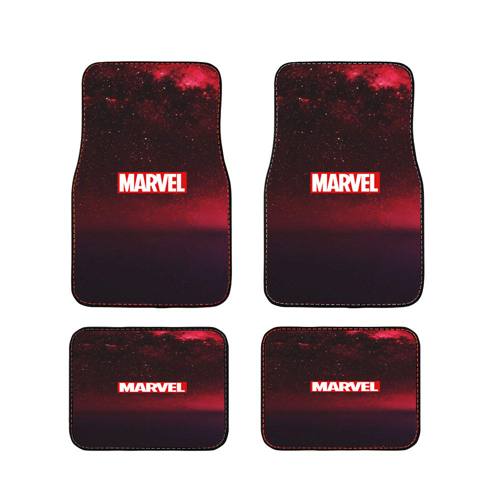 Marvel Red Galaxy Car Floor Mats Accessories
