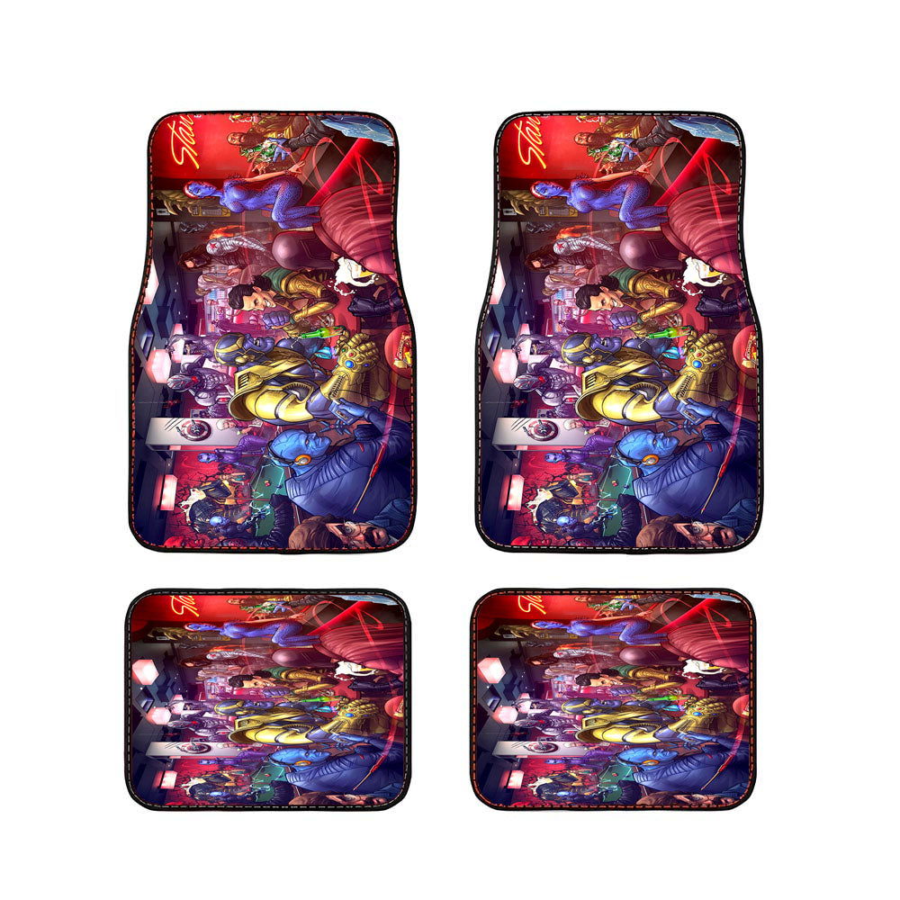 Marvel Star Bar All Character Car Floor Mats Accessories
