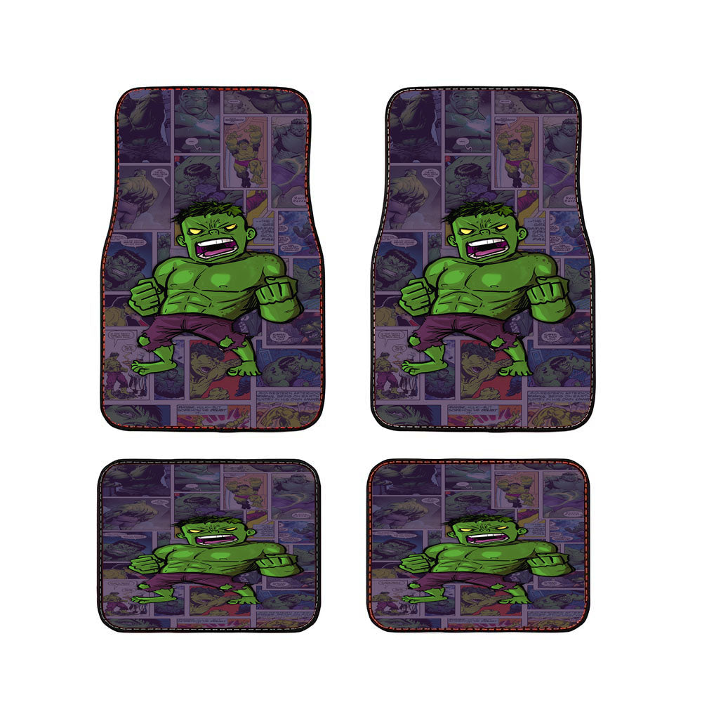 Marvel Studio Hulk Comic Car Floor Mats Accessories