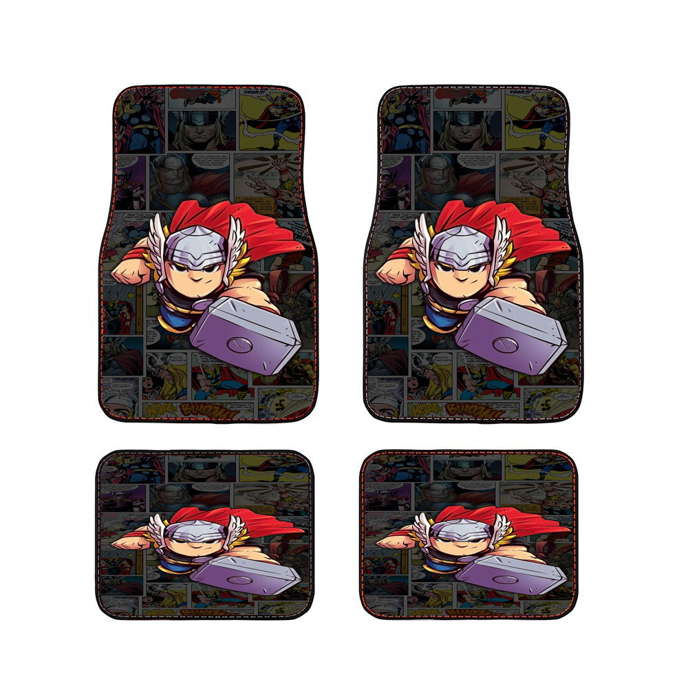 Marvel Studio Thor Comic Car Floor Mats Accessories