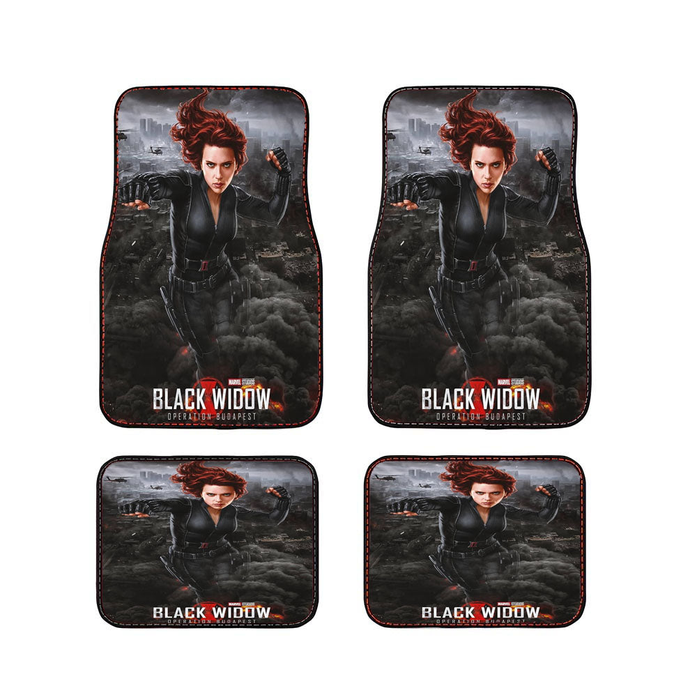 Marvel Studios Black Widow Operation Budapest Car Floor Mats Accessories