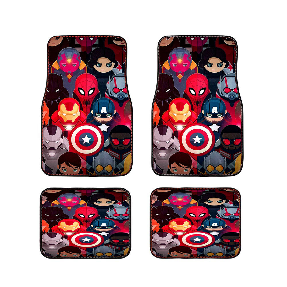 Marvel Super Heroes Collection Car Floor Mats Accessories