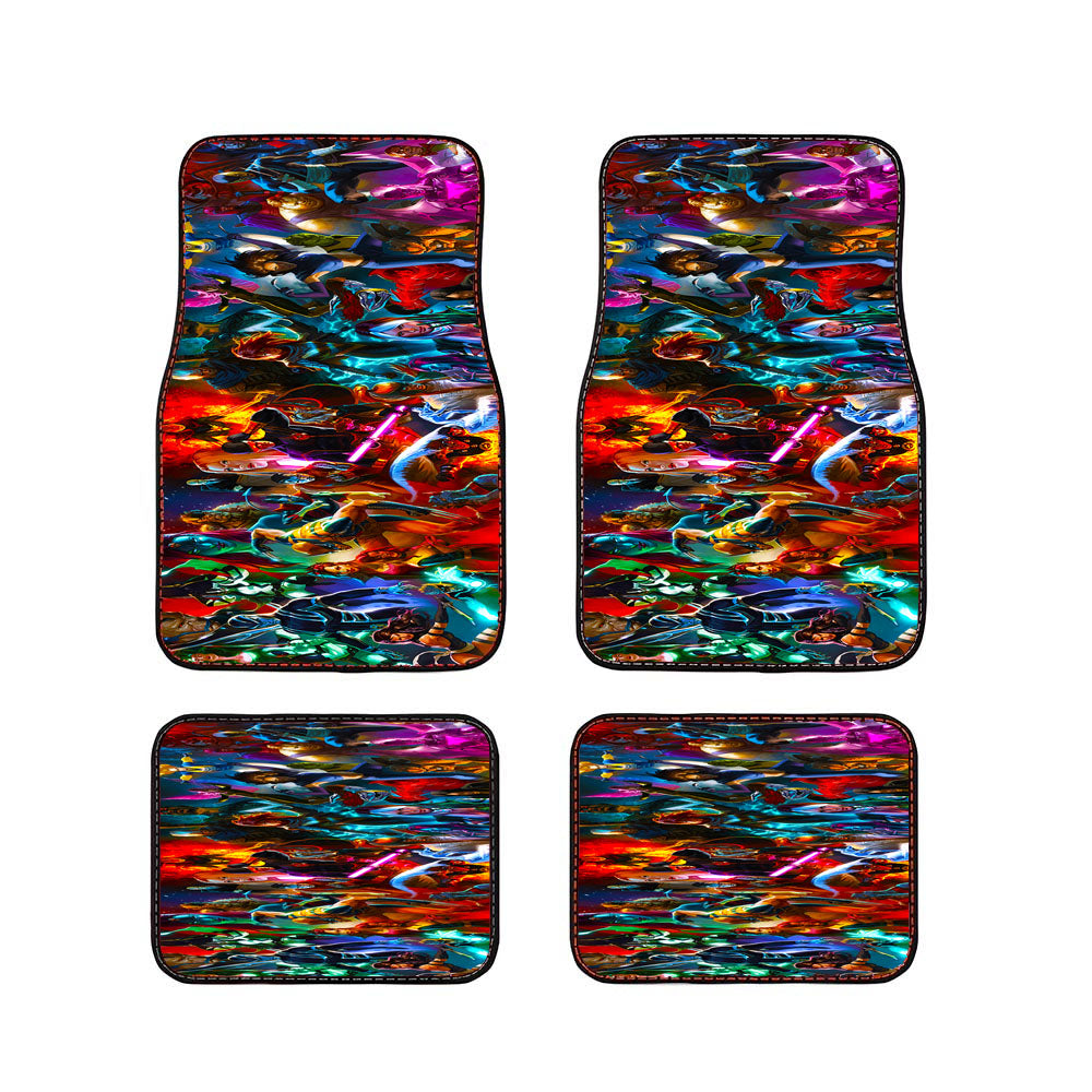 Marvel Superheroes Collage Car Floor Mats Accessories