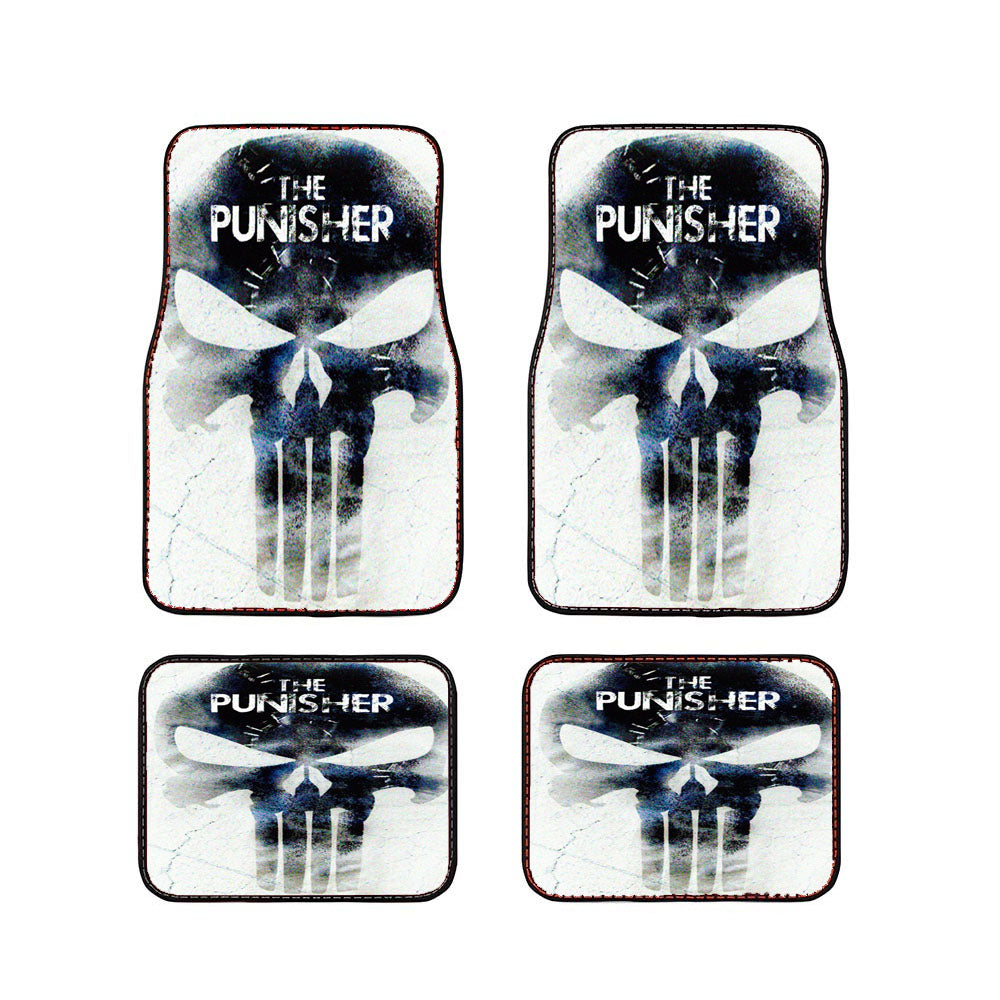 Marvel The Punisher Logo Car Floor Mats Accessories