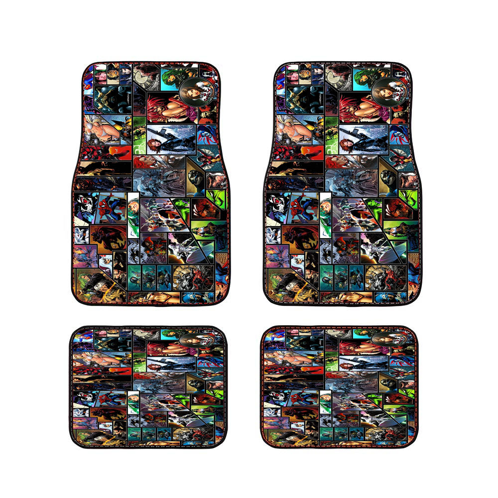 Marvel The Superheroes Car Floor Mats Accessories