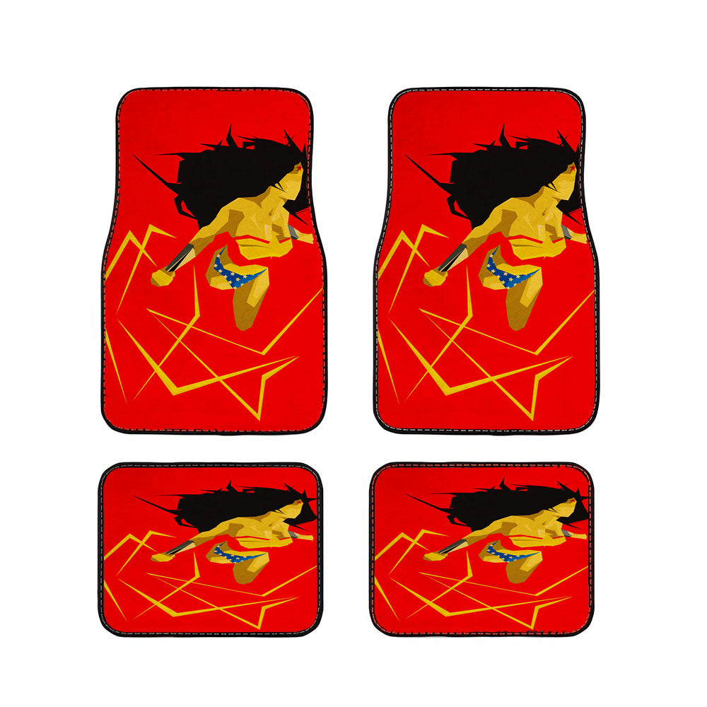 Wonder Woman Vector Car Floor Mats Accessories