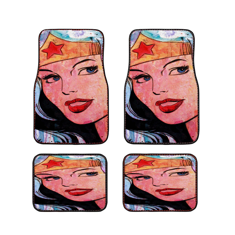 Wonder Woman Wallpaper Car Floor Mats Accessories