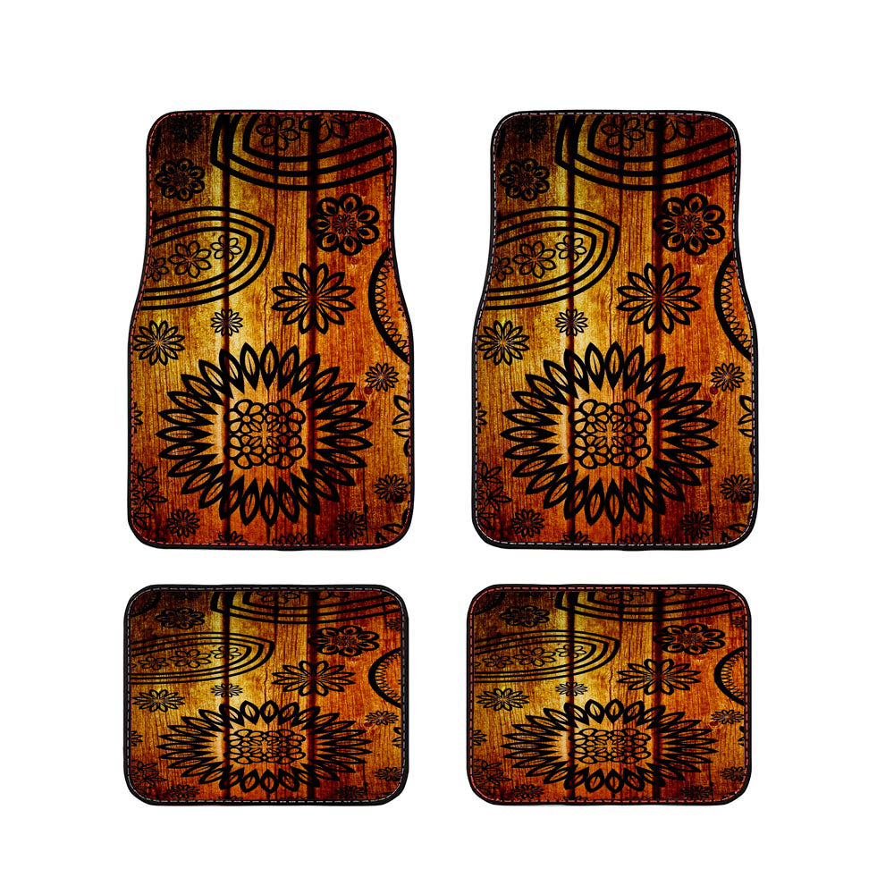 Wood Flowers Car Floor Mats Accessories