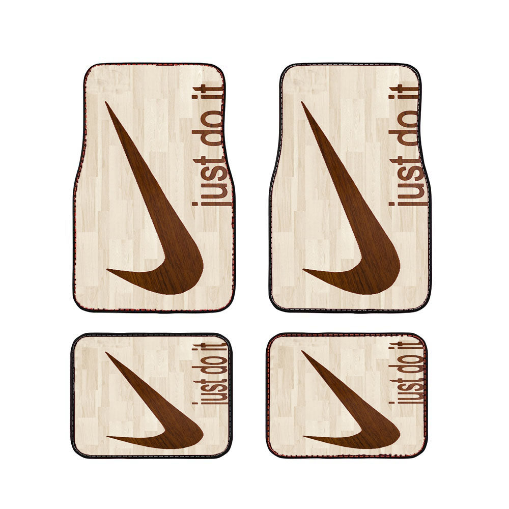 Wooden Nike Just Do It Car Floor Mats Accessories