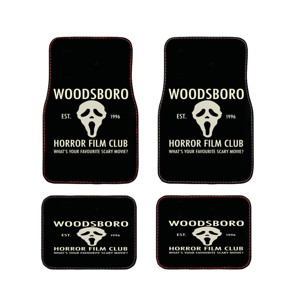 Woodsboro Horror Film Club Car Floor Mats Accessories