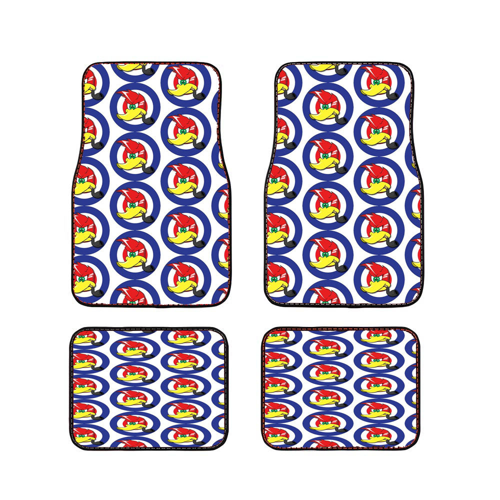 Woody Woodpecker Pattern Car Floor Mats Accessories