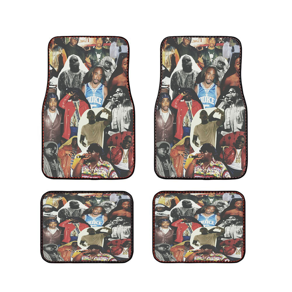 Wu Tang Clan Rap Hip Hop Music Collages Car Floor Mats Accessories