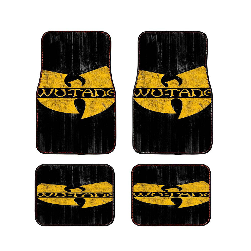 Wutang Clan Grunge Logo Car Floor Mats Accessories