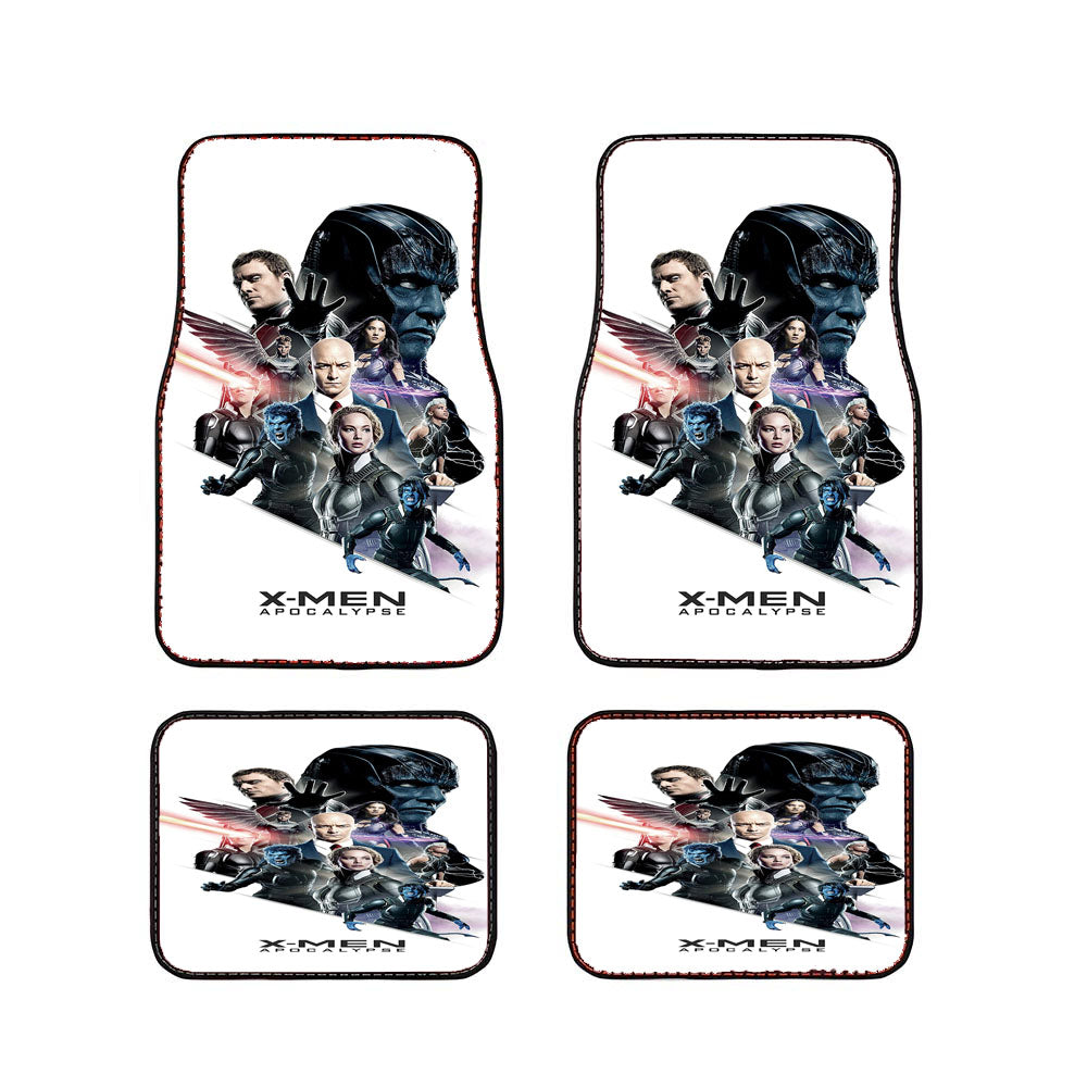 X Men Apocalypse White Poster Fanart Car Floor Mats Accessories