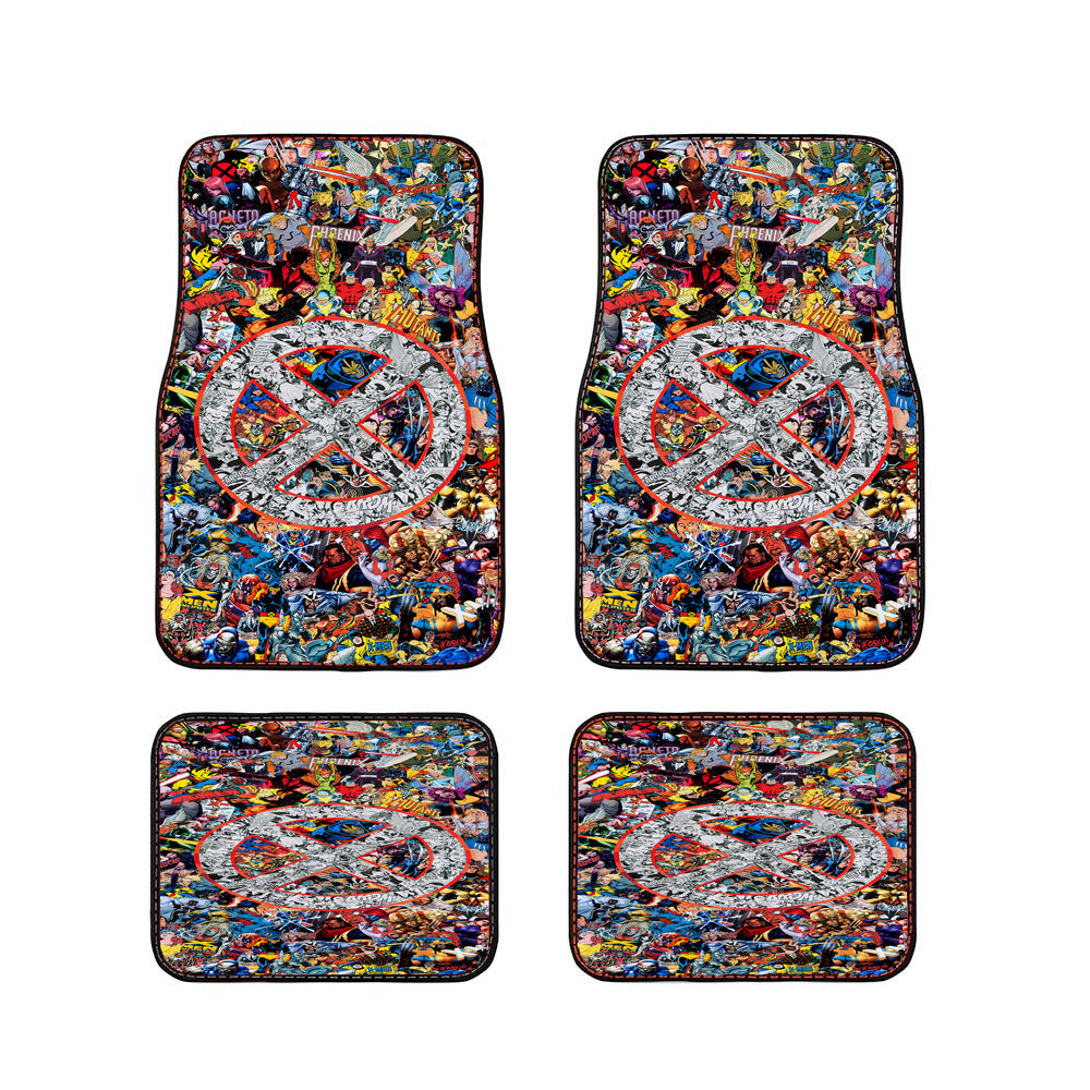 X Men Collage Marvel Car Floor Mats Accessories