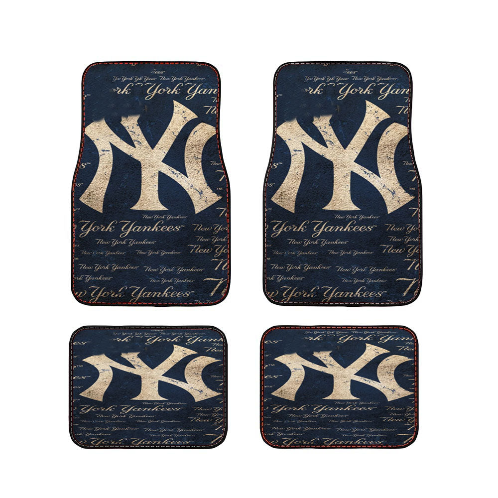 Yankees Baseball Logo Car Floor Mats Accessories