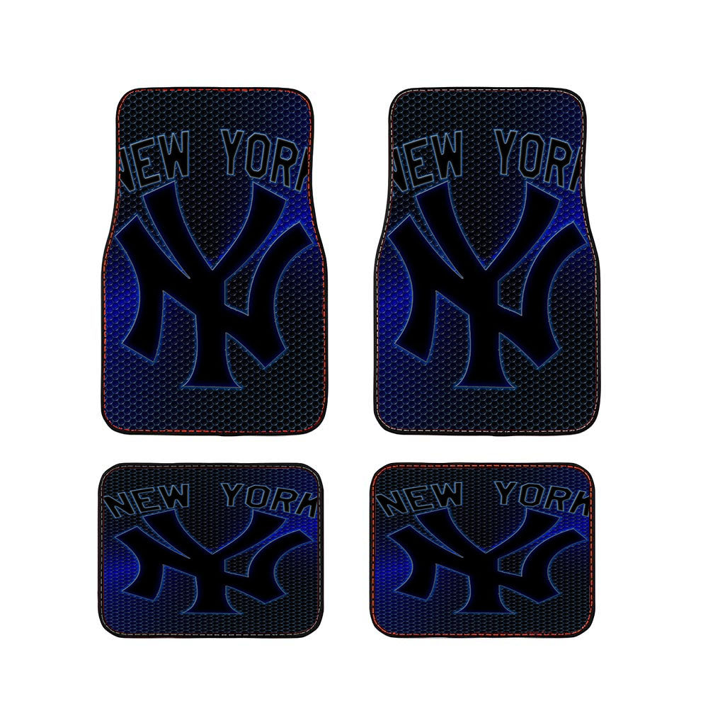 Yankees Newyork Glowing Car Floor Mats Accessories