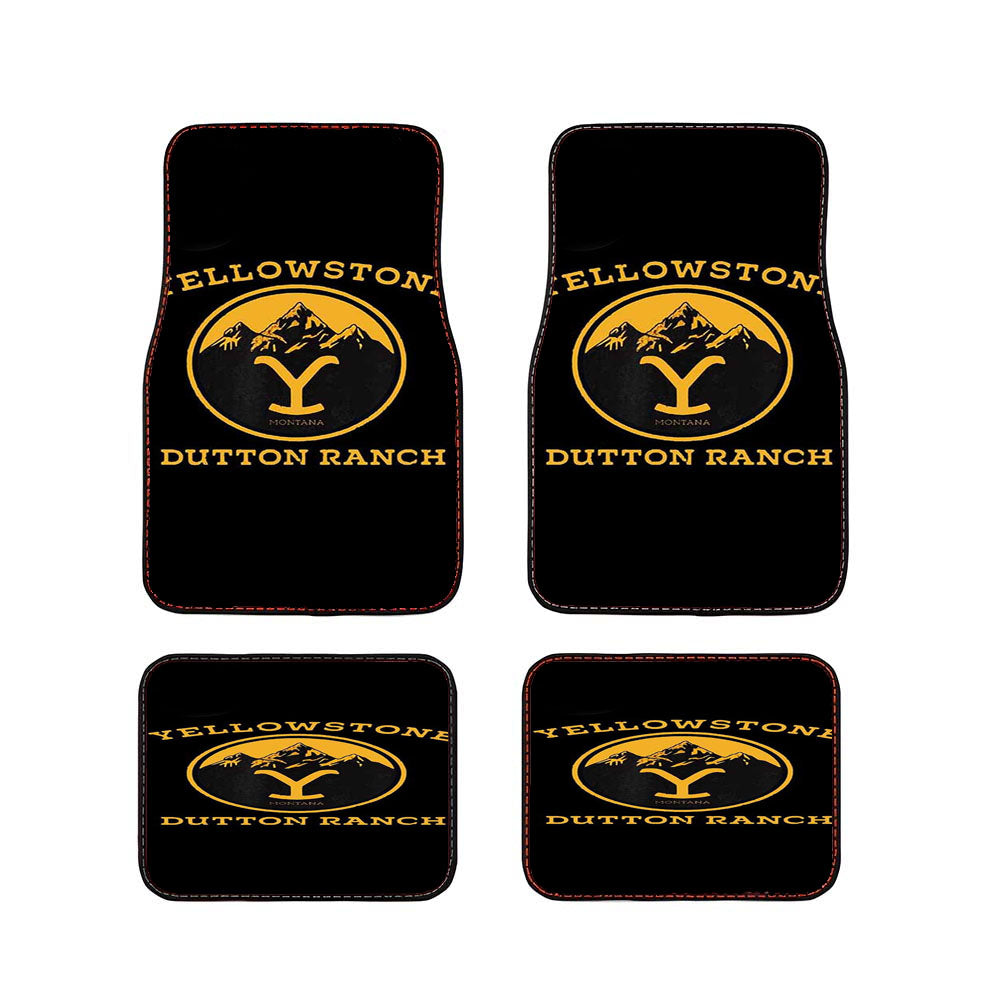 Yellowstone Tv Show Logo Car Floor Mats Accessories