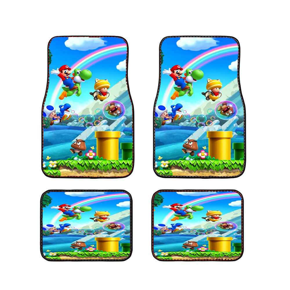 Yoshi Mario Car Floor Mats Accessories