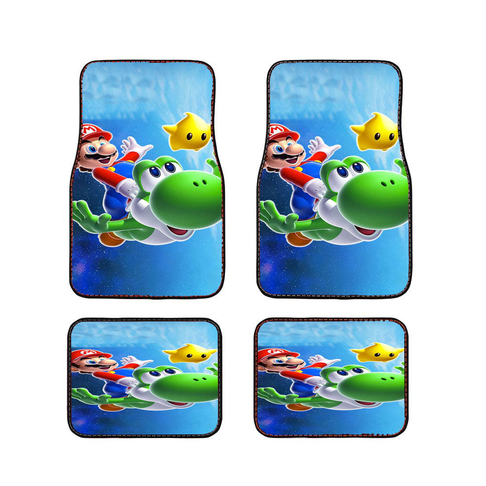 Yoshi Mario 1 Car Floor Mats Accessories