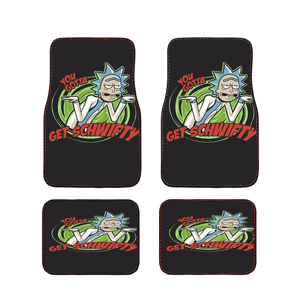 You Gotta Get Schwifty Rick Car Floor Mats Accessories