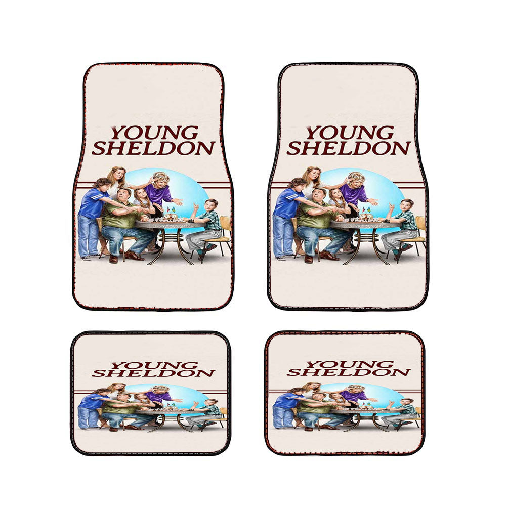 Young Sheldon Characters Car Floor Mats Accessories