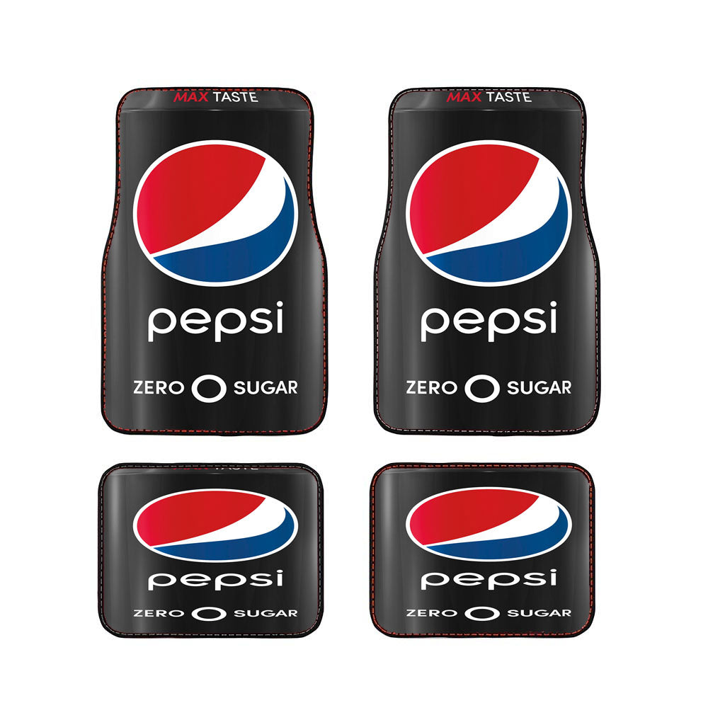 Zero Sugar Pepsi Max Taste Black Cans Car Floor Mats Accessories