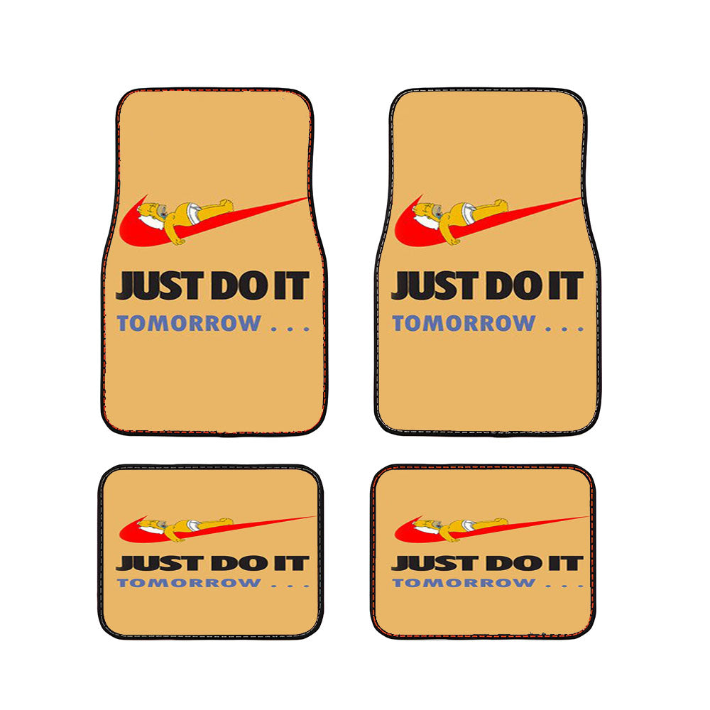 Just Do It Tomorrow Simpson Car Floor Mats Accessories