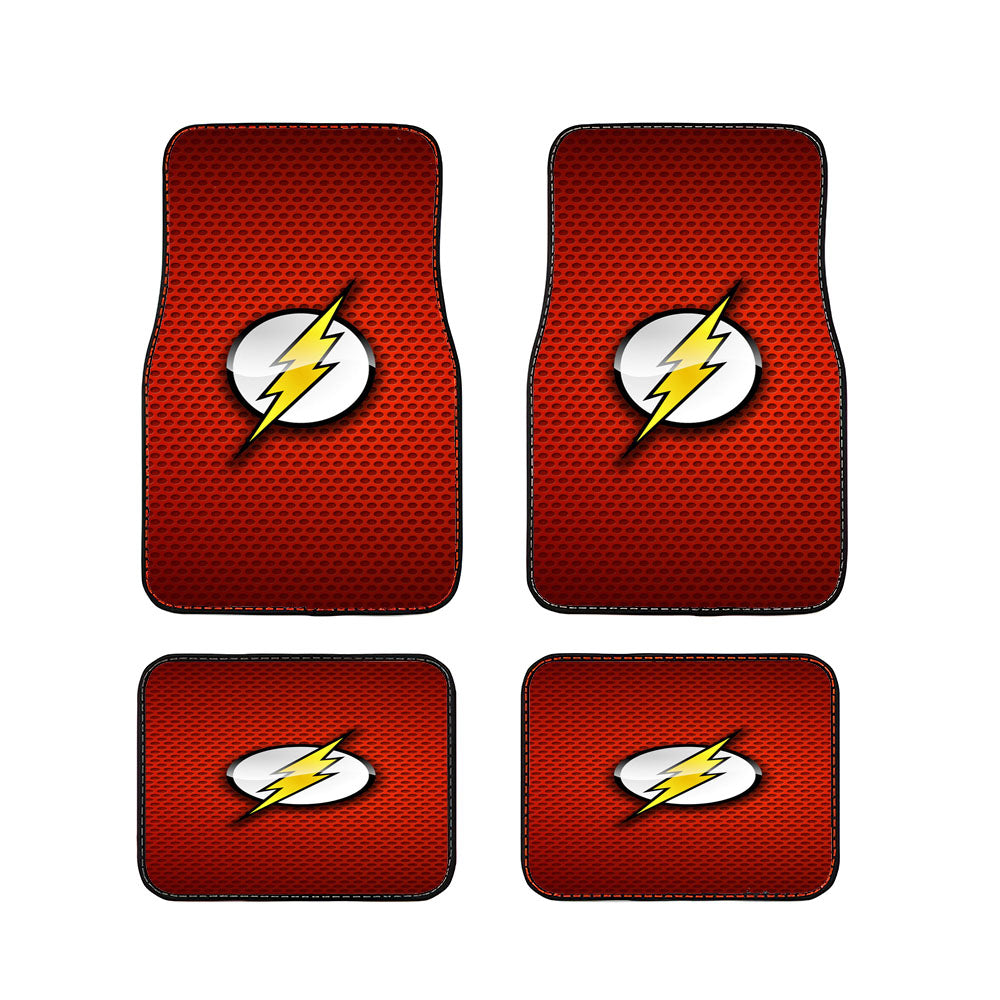 Justice League The Flash Logo Car Floor Mats Accessories