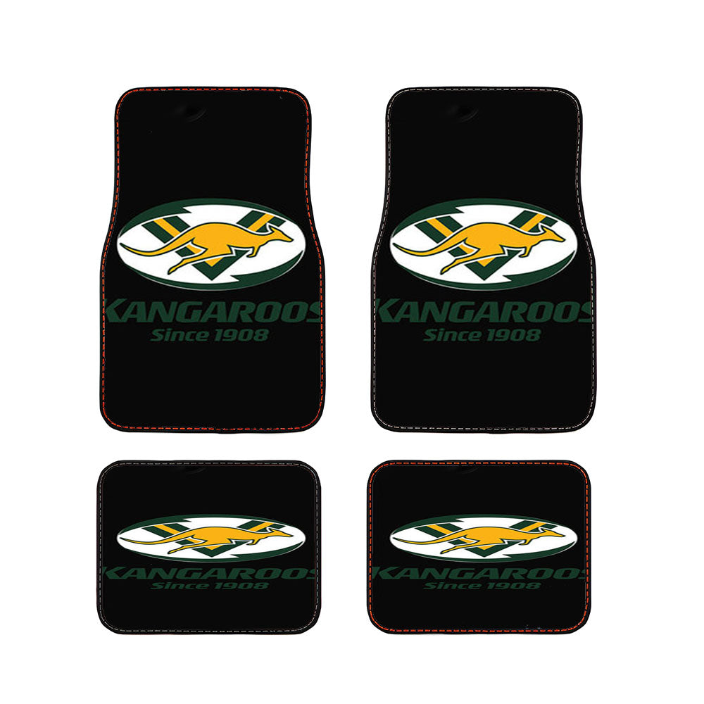 Kangaroos Since 1980 Logo Car Floor Mats Accessories