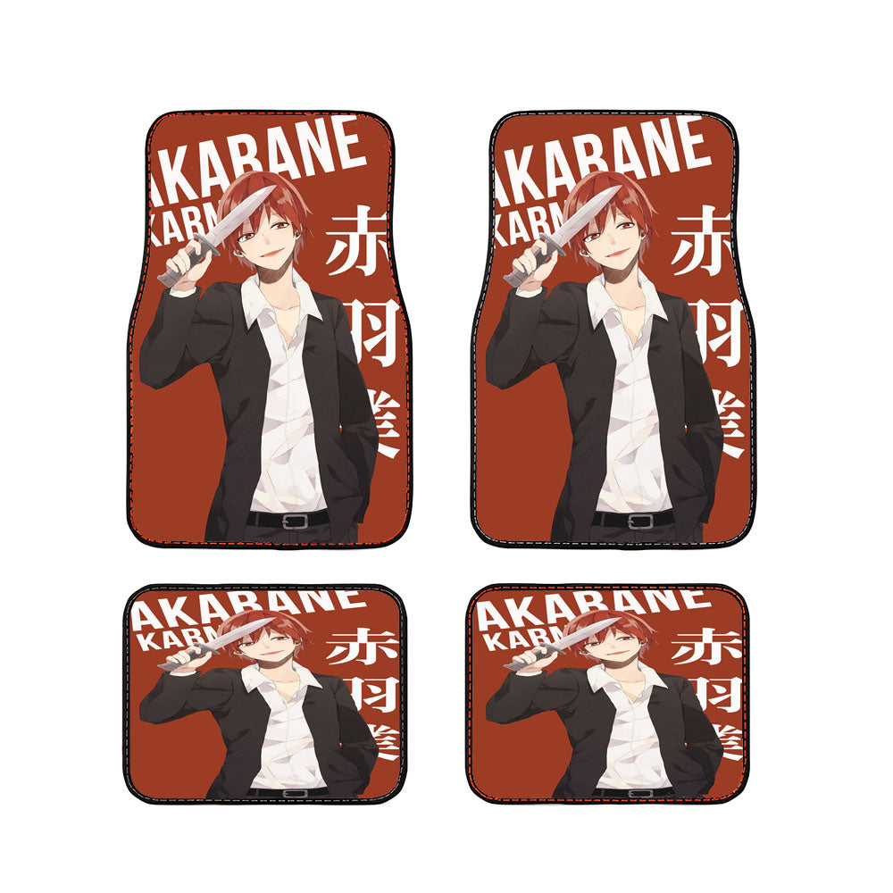 Karma Akabane Assassination Classroom Anime Car Floor Mats Accessories