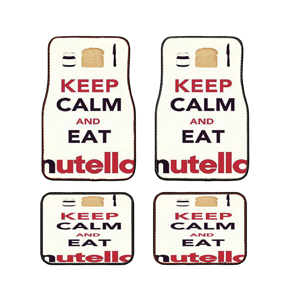Keep Calm Eat Nutella Car Floor Mats Accessories