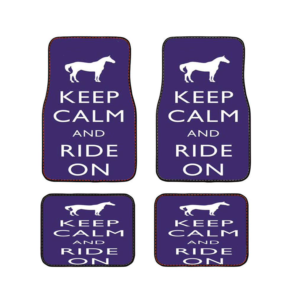 Keep Calm Ride On Car Floor Mats Accessories