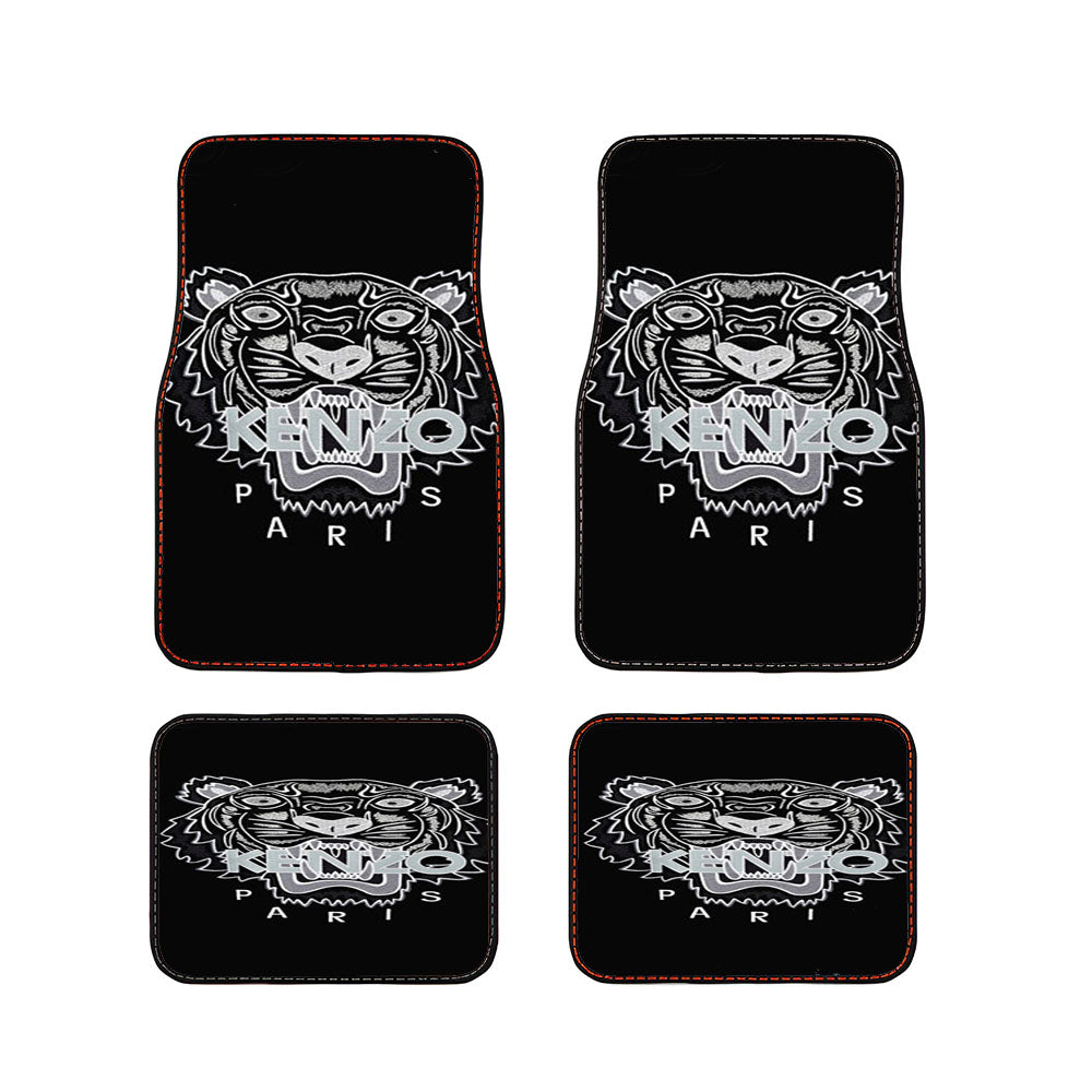 Kenzo Tiger Black Car Floor Mats Accessories