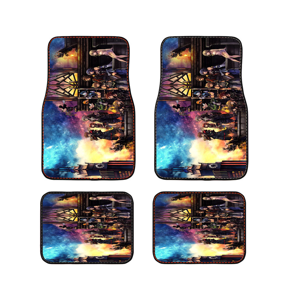 Kingdom Hearts Art Car Floor Mats Accessories