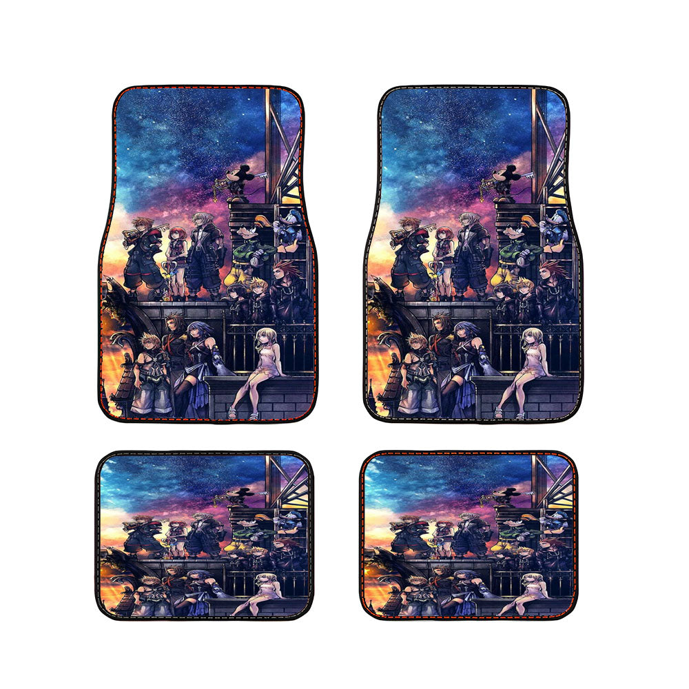 Kingdom Hearts Wallpaper Car Floor Mats Accessories